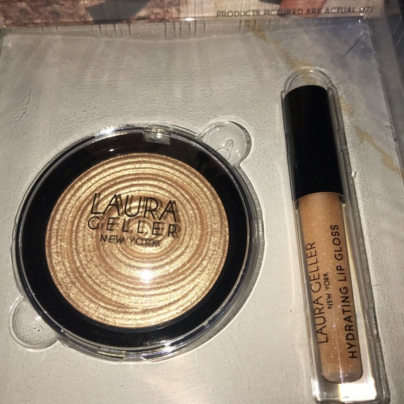 Laura Geller Glow Beyond highlighter & lipgloss set - Picture 4 of 4